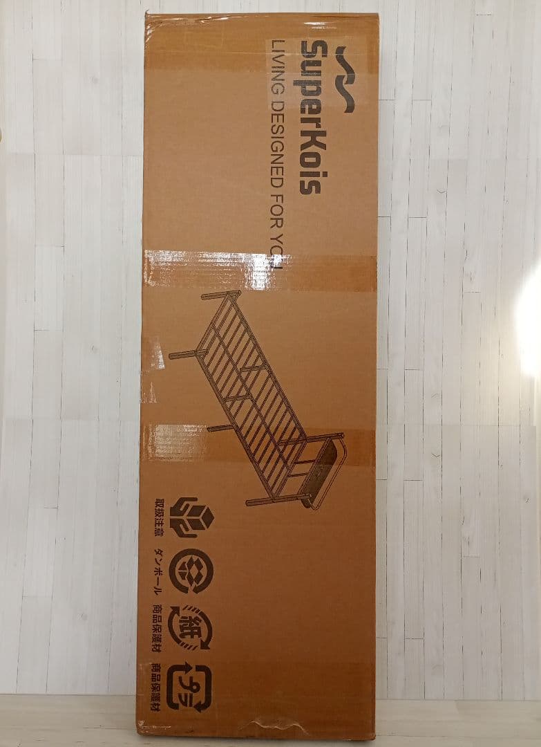 シングルベッドフレーム 宮棚２口コンセント USB＆Type-C耐荷重300㎏