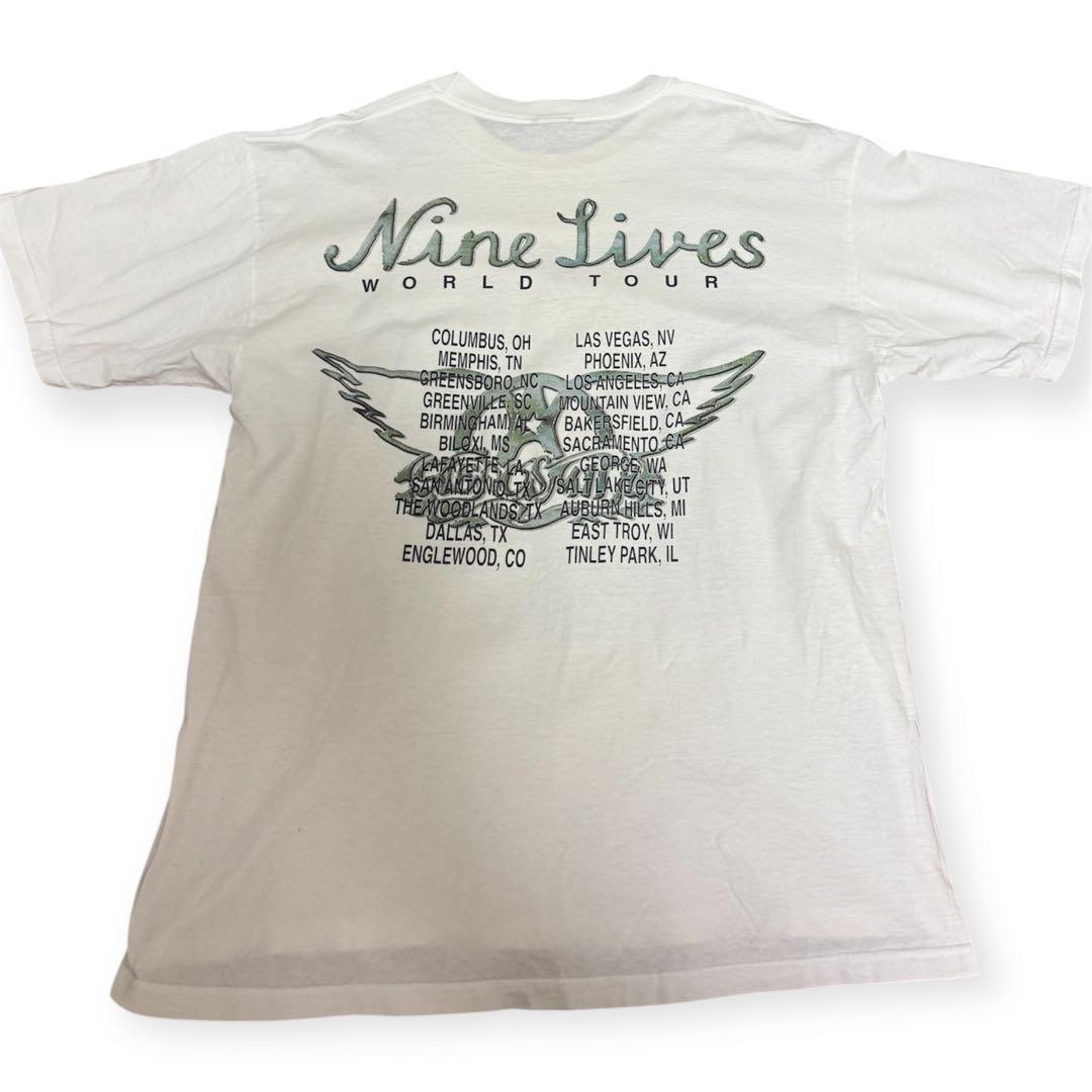 西*8様 【90s】エアロスミス Nine Lives ツアーTシャツ gian