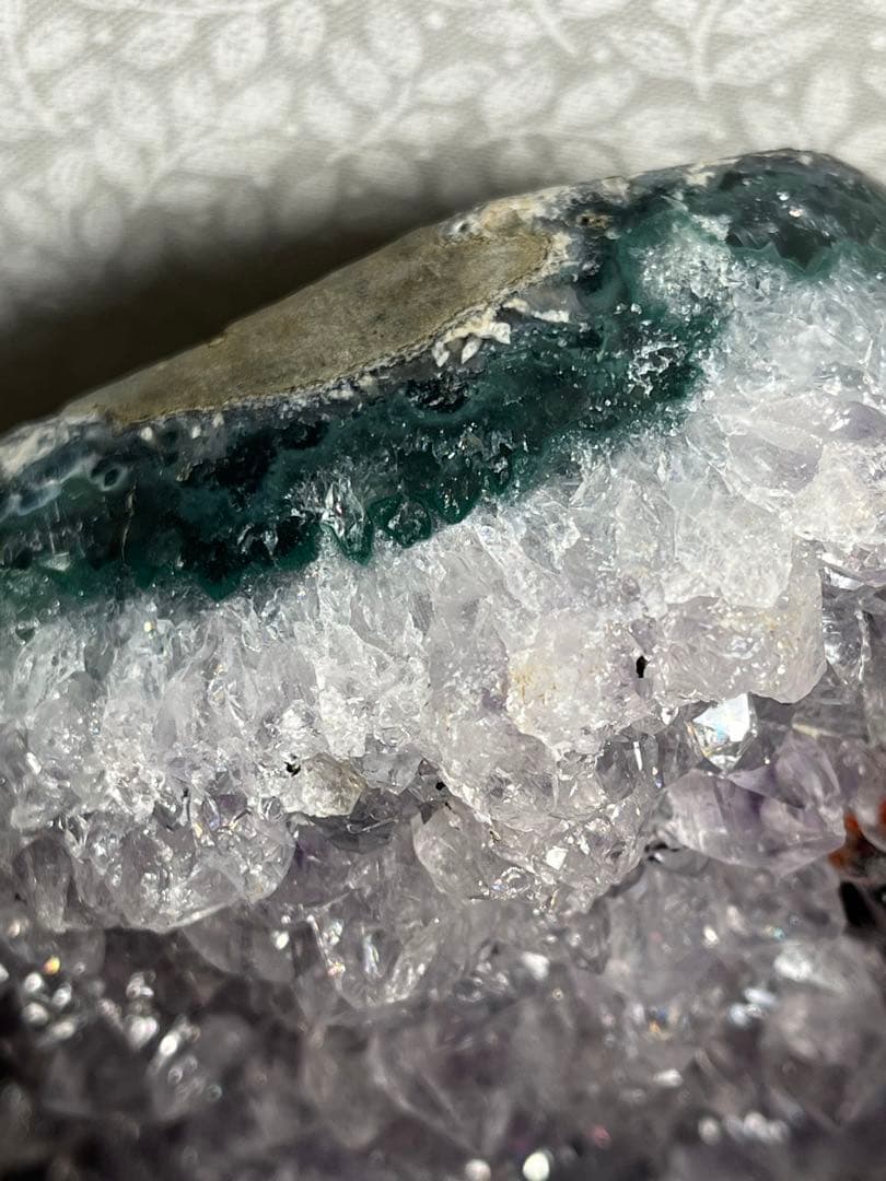 アメジストクラスタージオード　アメジストドーム　原石 新品未使用　ブラジル産