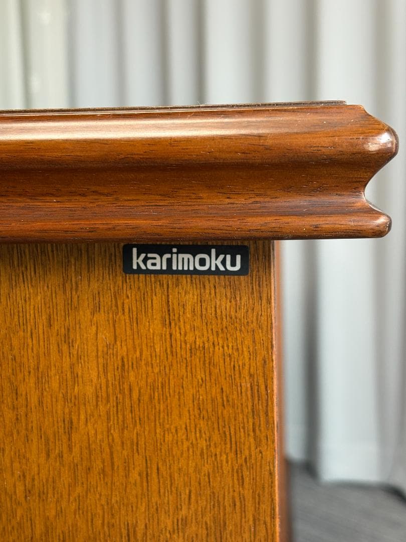 カリモク 書斎机 コロニアル デスク 両袖机 社長机 直接引き渡し歓迎