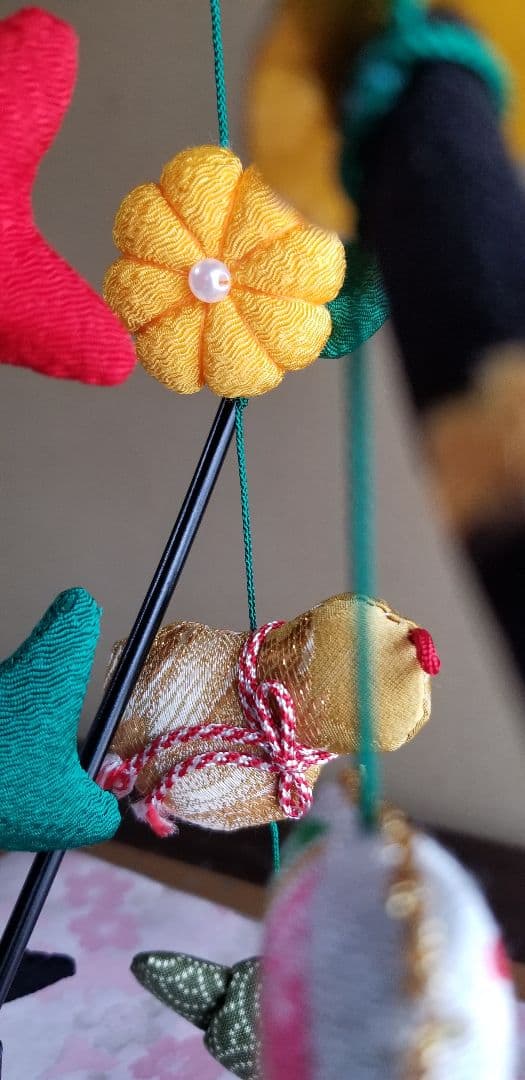 端午の節句つるし飾り(童、緑)