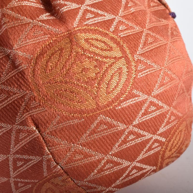 茶道具　京焼　清水焼　桶谷定一作　茄子茶入　仕覆付　共箱　V　7123