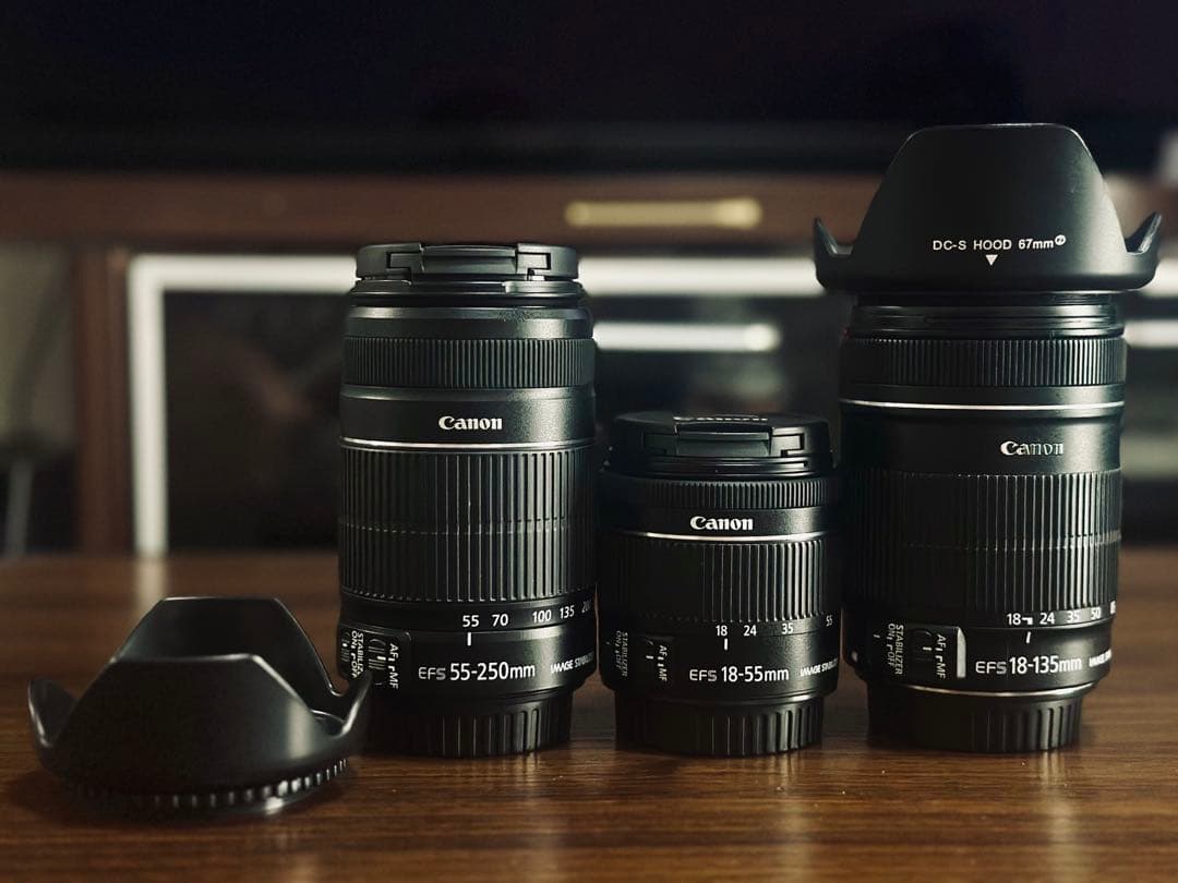 [美品] Canon EOS 80D 3本レンスセット