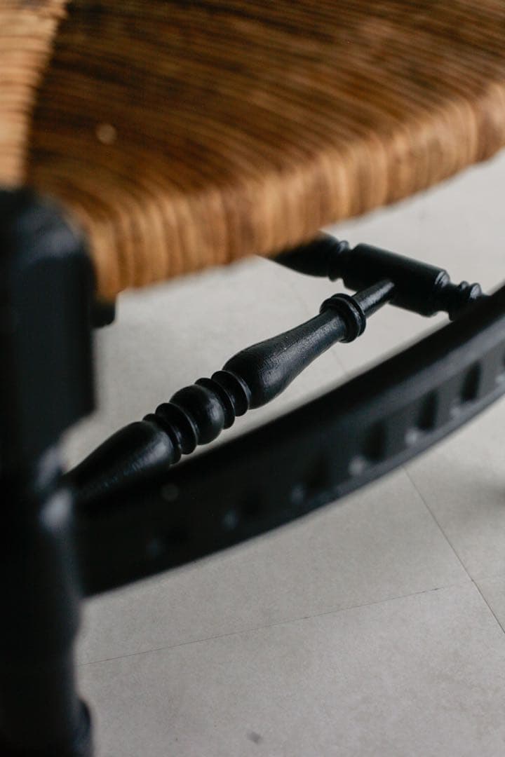 フランス ラッシュチェア ブロカント　無垢材　パイン材　 店舗什器 古家具