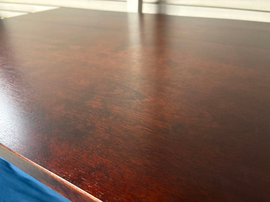 ☆GE232【中古品】北海道民芸 折り畳みテーブル 幅106cm 奥70cm