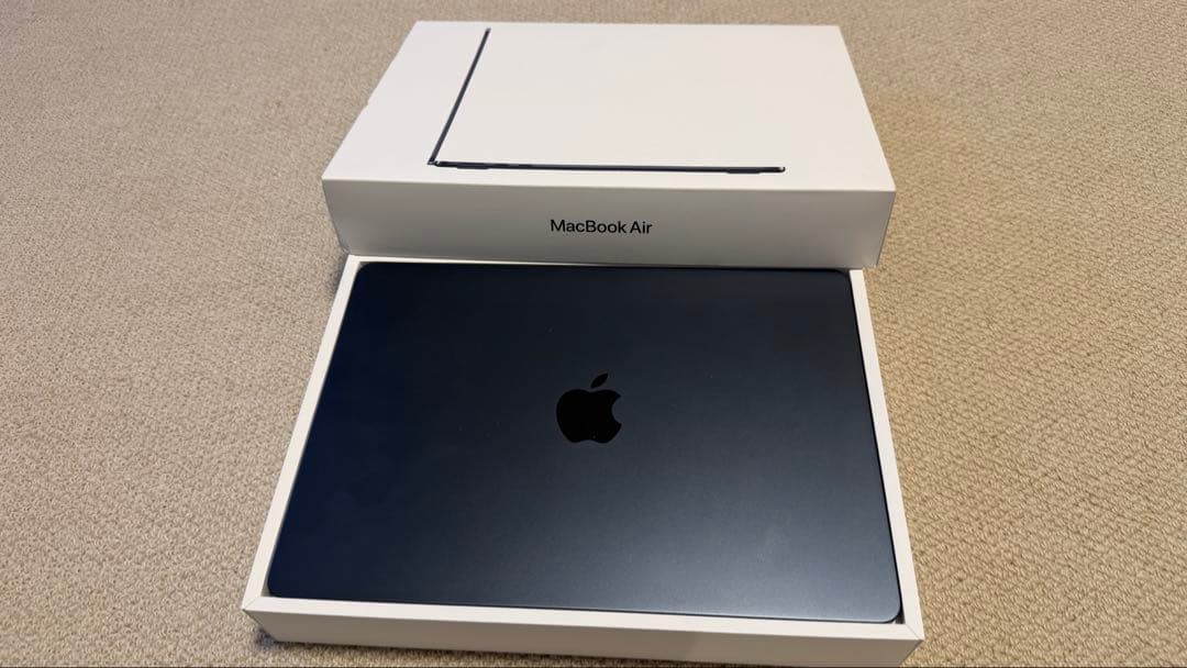 M3 MacBook Air 本体 24G ミッドナイト英語キーボード