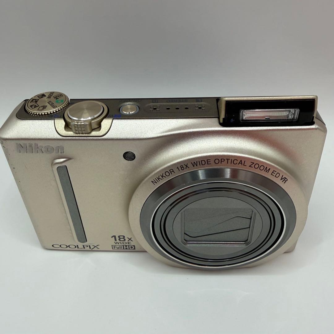 【動作品】Nikon COOLPIX S9100 Gold コンデジ ニコン