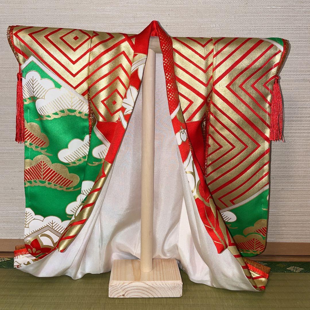 ミニチュア着物　花嫁お引きずり　白いちごページ