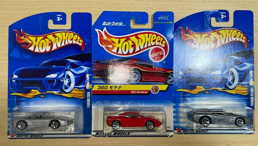ホットウィールフェラーリミニカー 9台セット F50 F40 360モデナなど