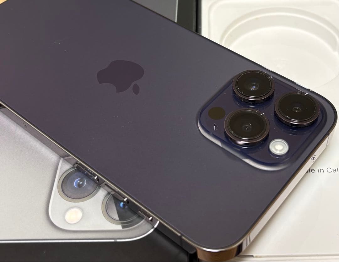 【美品】iPhone 14 PRO MAX 128GB ディープパープル　本体