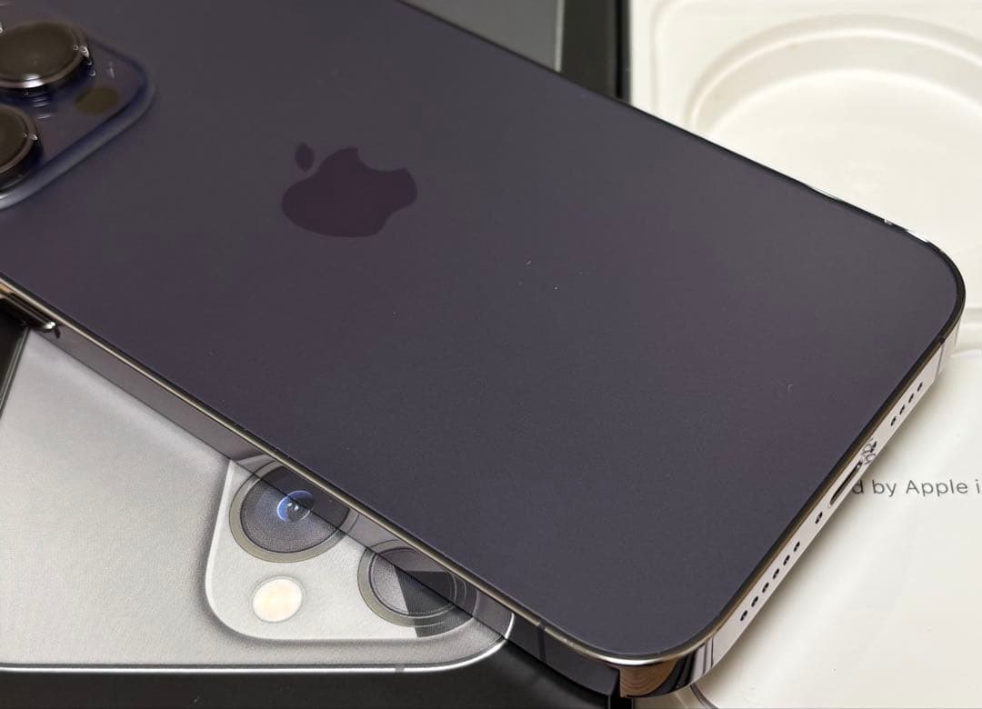 【美品】iPhone 14 PRO MAX 128GB ディープパープル　本体