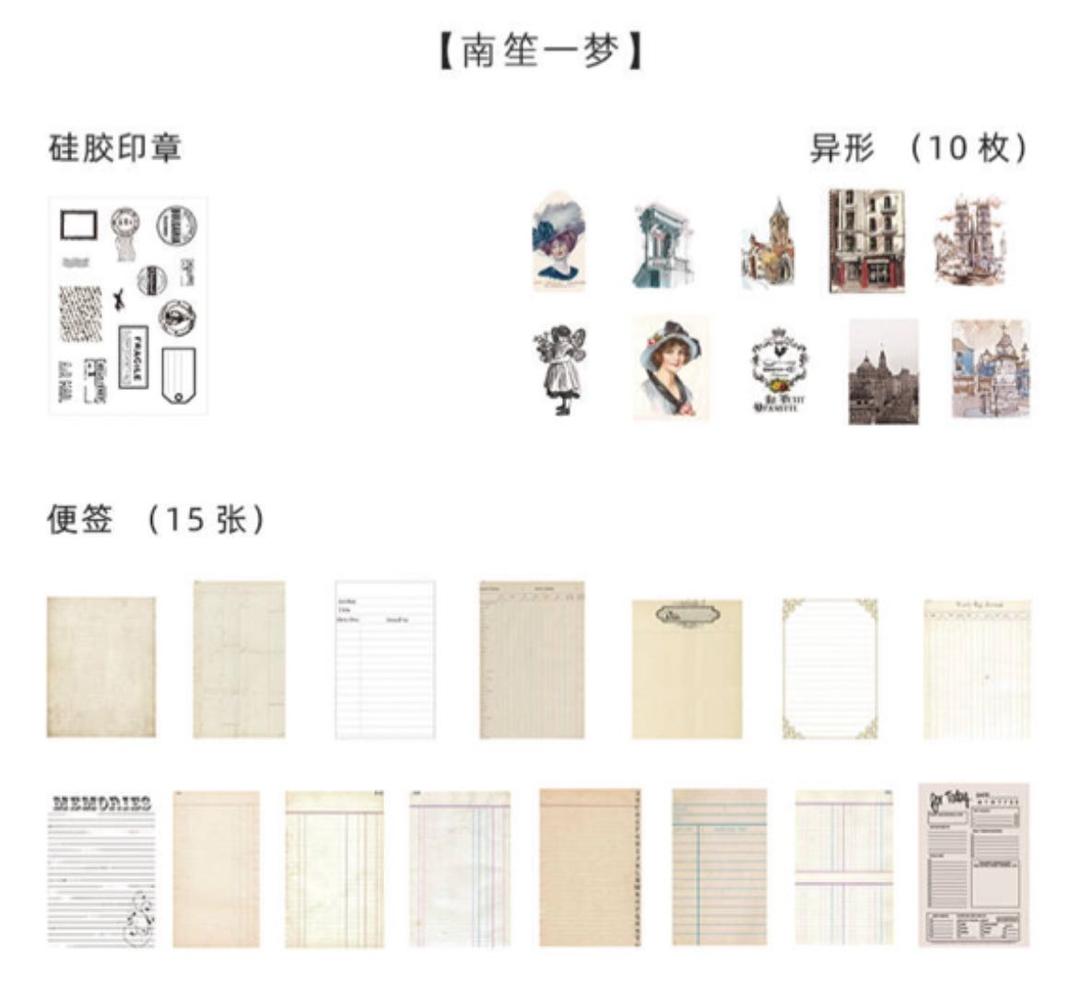 ヴィンテージ ギフトボックス《青》