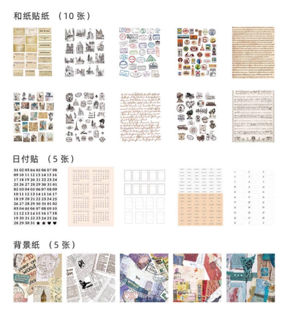 ヴィンテージ ギフトボックス《青》