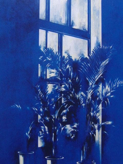 松尾京子、【MOON LIGHT】、希少な大判額装用画集より、美品、日本人画家