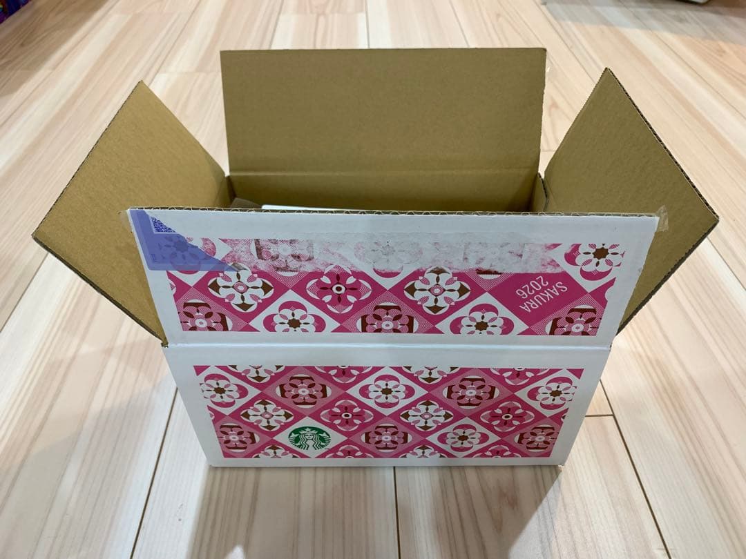 チケット付スタバ SAKURA2026 桜ステンレスボトル 473ml ピンク