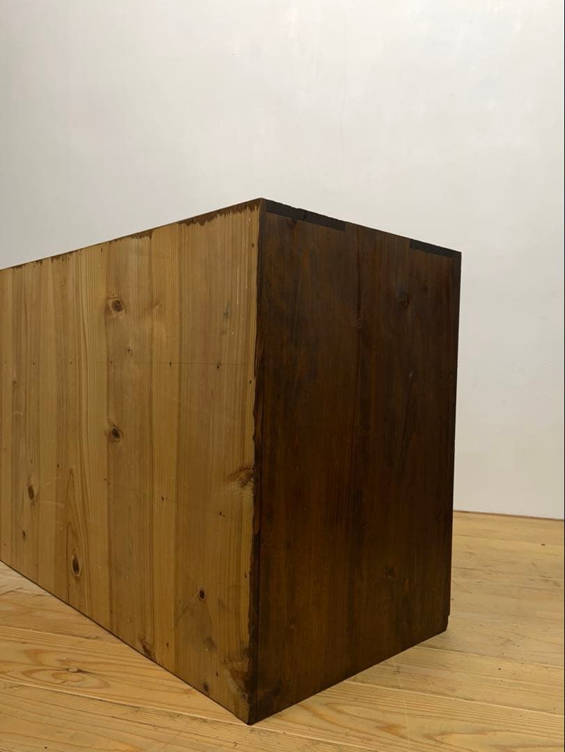 ローボード　引き出し　3段　木製　チェスト　和箪笥　古道具　古家具　アンティーク