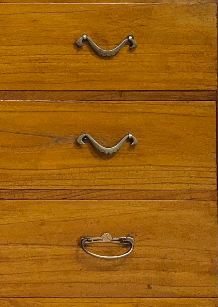 ローボード　引き出し　3段　木製　チェスト　和箪笥　古道具　古家具　アンティーク