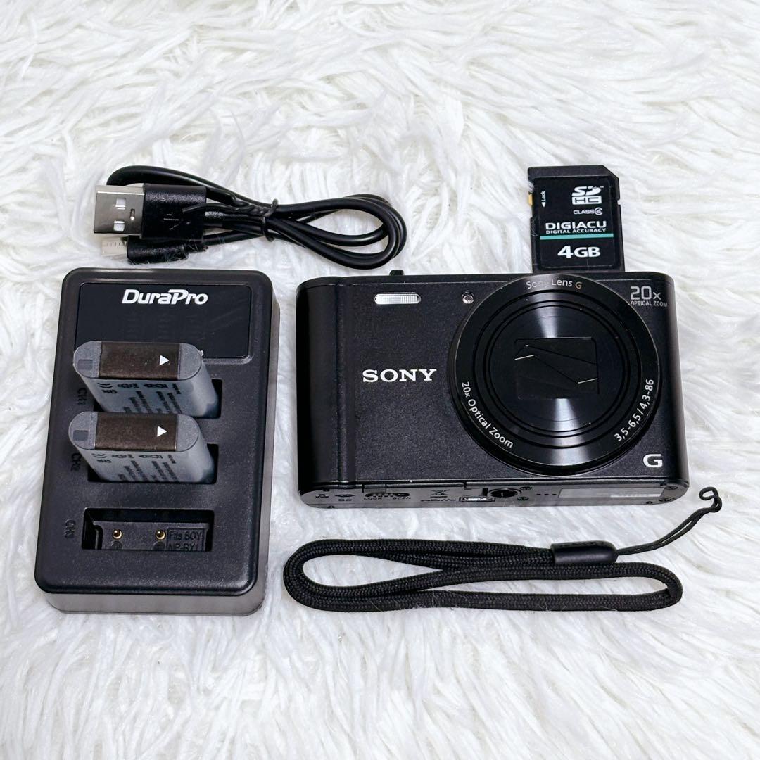 ✨美品✨CASIO カシオ サイバーショット DSC-WX300 コンデジ 黒
