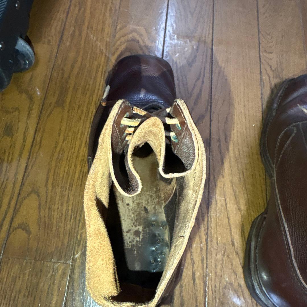 スウェーデン軍　実物　コンバットブーツ　軍靴　ヴィンテージ　ワークブーツ　50s