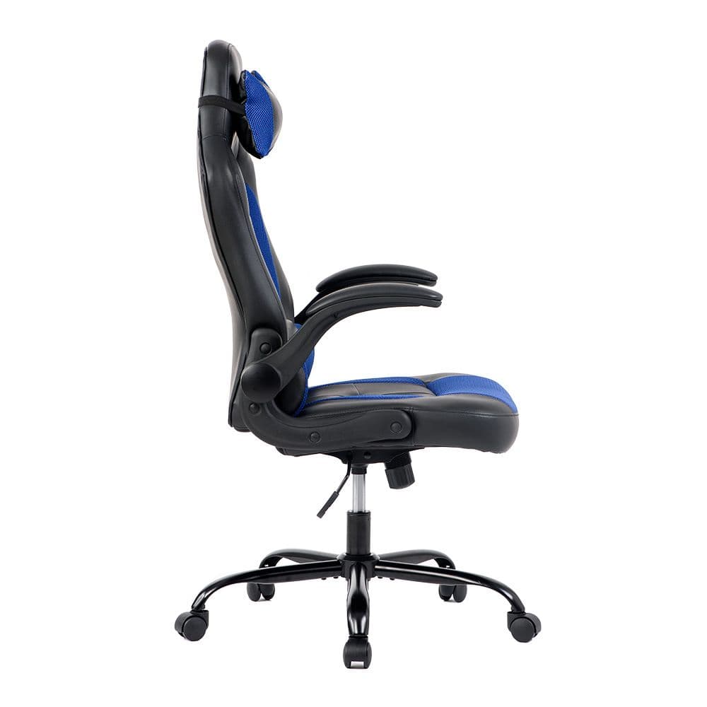 ハイバックオフィスチェア 滑らかキャスター付 クッション付 ロッキング　メッシュ