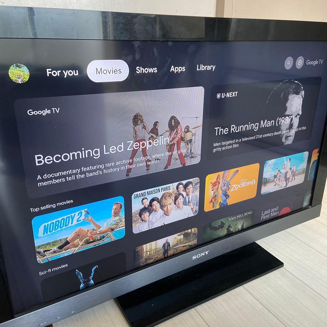 SONY 40型テレビ KD-LB40EX500 Chromecast付