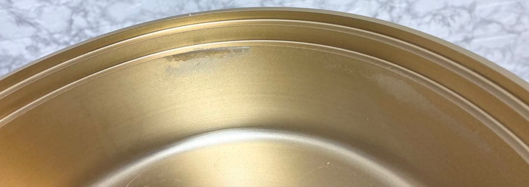 【希少 美品】しばのキッチン 両手鍋 ガラス蓋 最高級ゴールドシリーズ