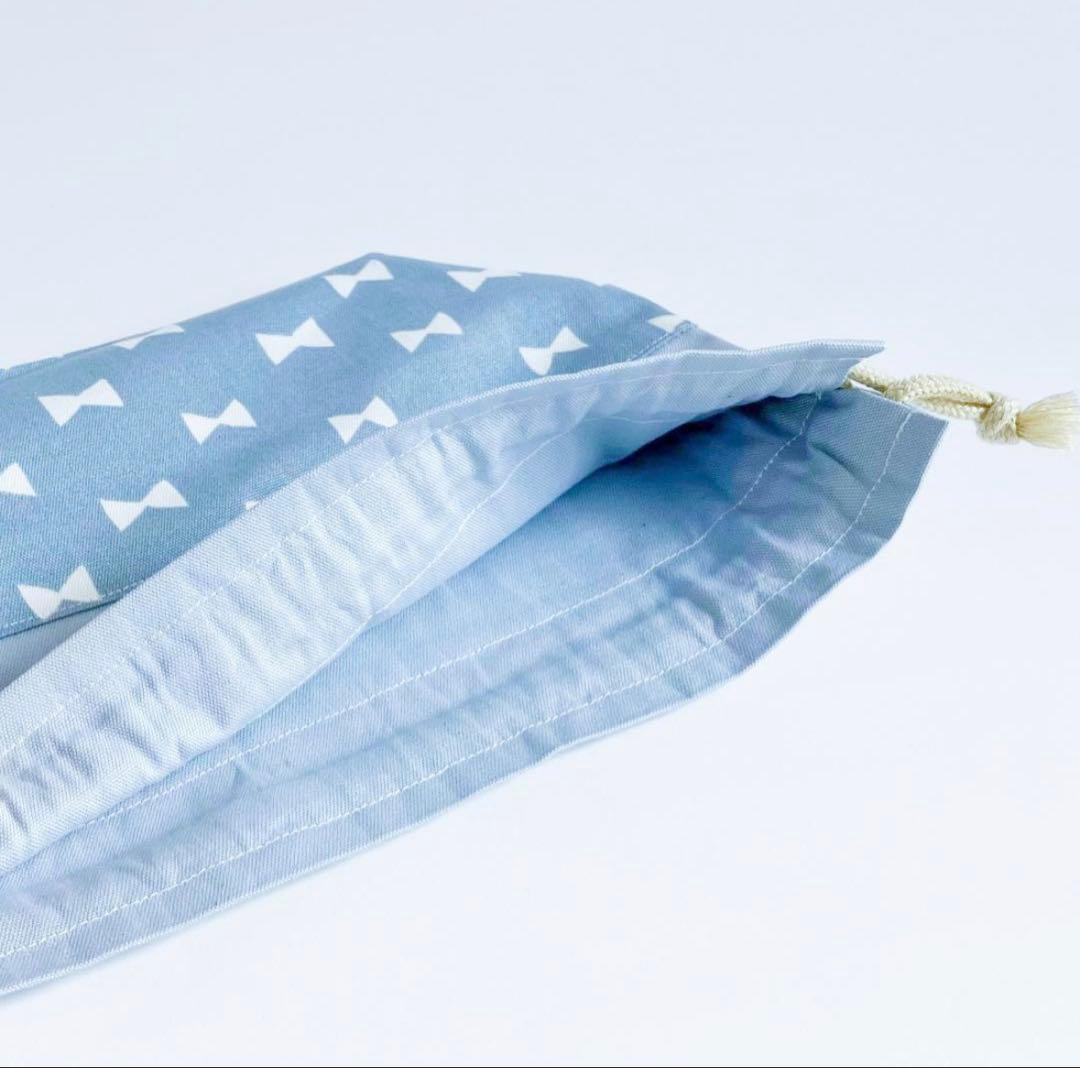 入園入学 7点セット くすみブルー 女の子 レッスンバッグ 上履き袋 体操服袋