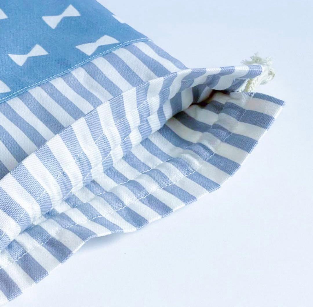 入園入学 7点セット くすみブルー 女の子 レッスンバッグ 上履き袋 体操服袋