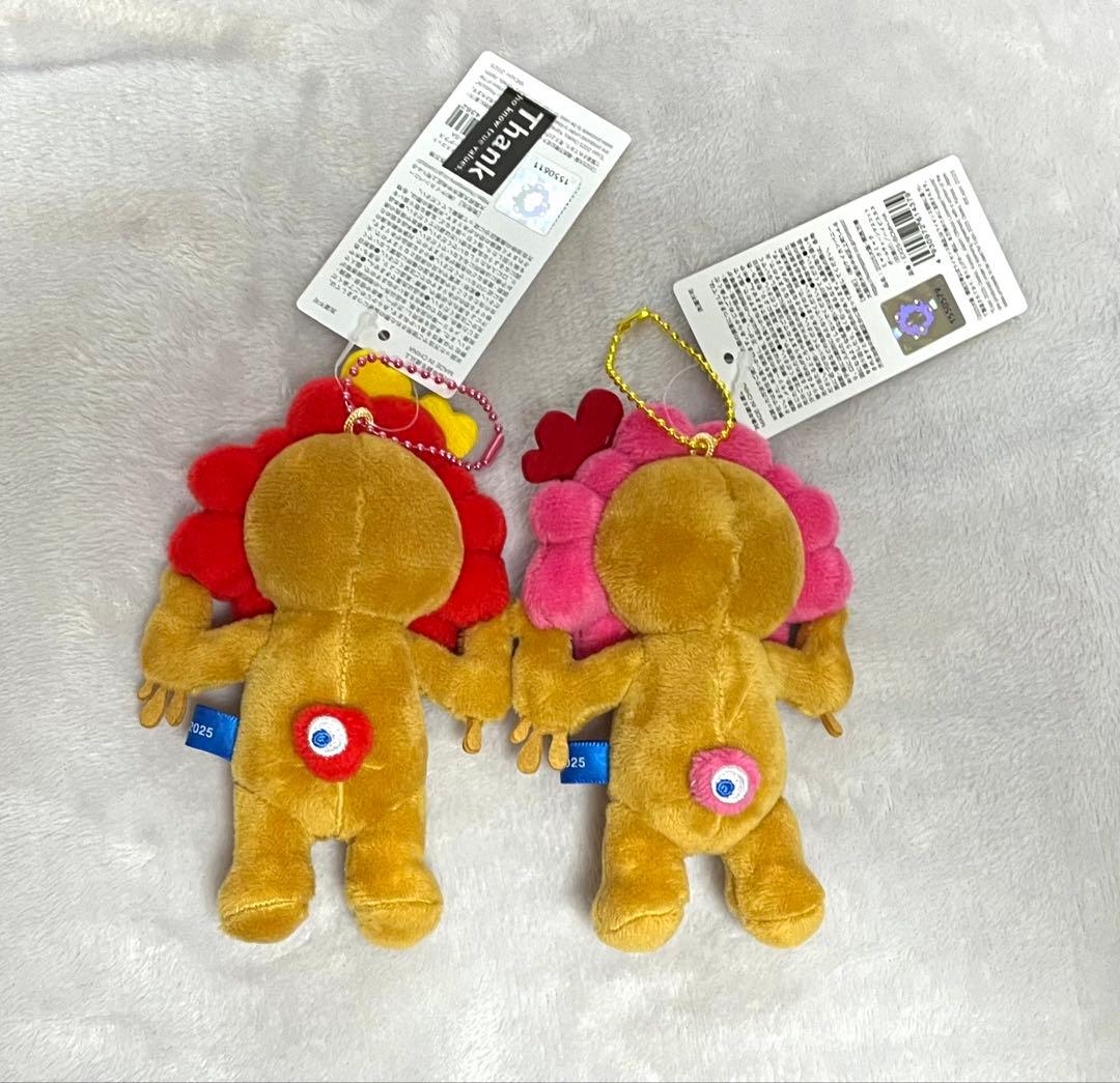 日焼けミャクミャク ハイビスカス サングラス ボールチェーンマスコット