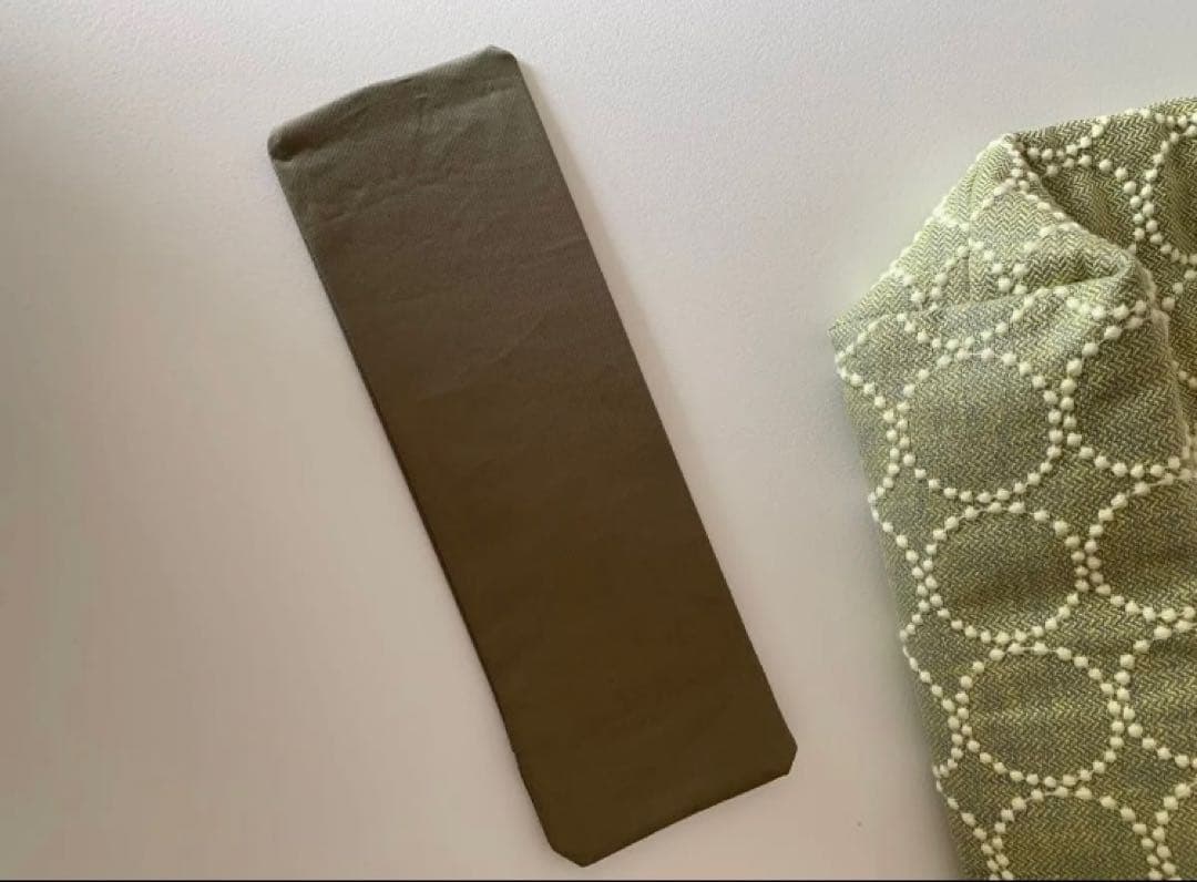 ミナペルホネン　タンバリン　オリーブグリーン ハンドメイド　トートバッグ