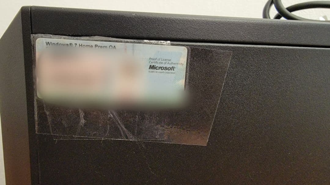 Windows10　i7-860 メモリ20GB GTS250 SSD