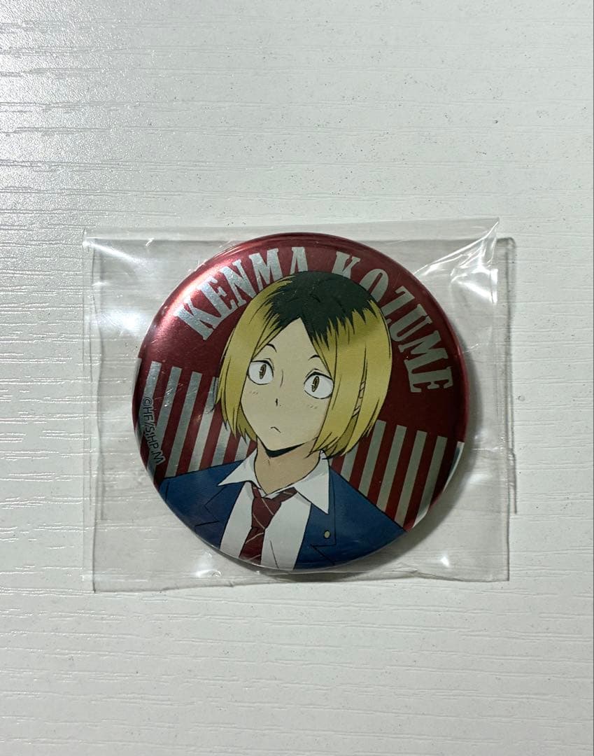 ハイキュー!! 孤爪研磨 ナンジャタウン メタリック缶バッジ