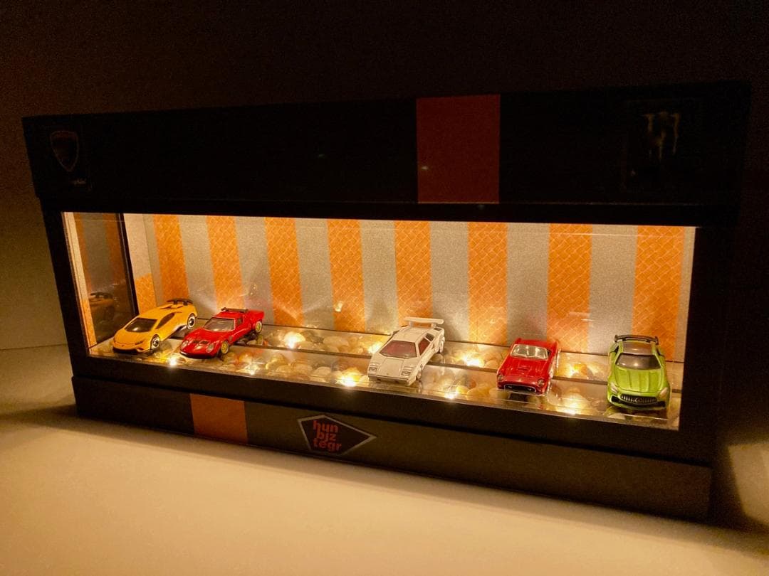 ストーン＆レジン・1/64~1/24・ディスプレーBOX/スタイリッシュジオラマ