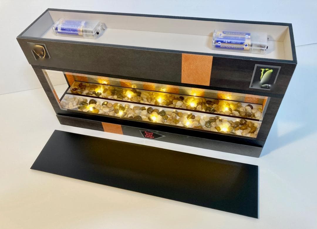 ストーン＆レジン・1/64~1/24・ディスプレーBOX/スタイリッシュジオラマ