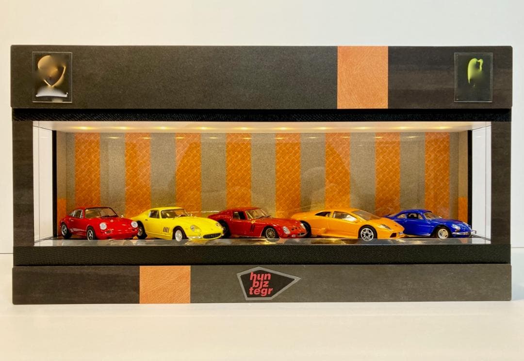 ストーン＆レジン・1/64~1/24・ディスプレーBOX/スタイリッシュジオラマ