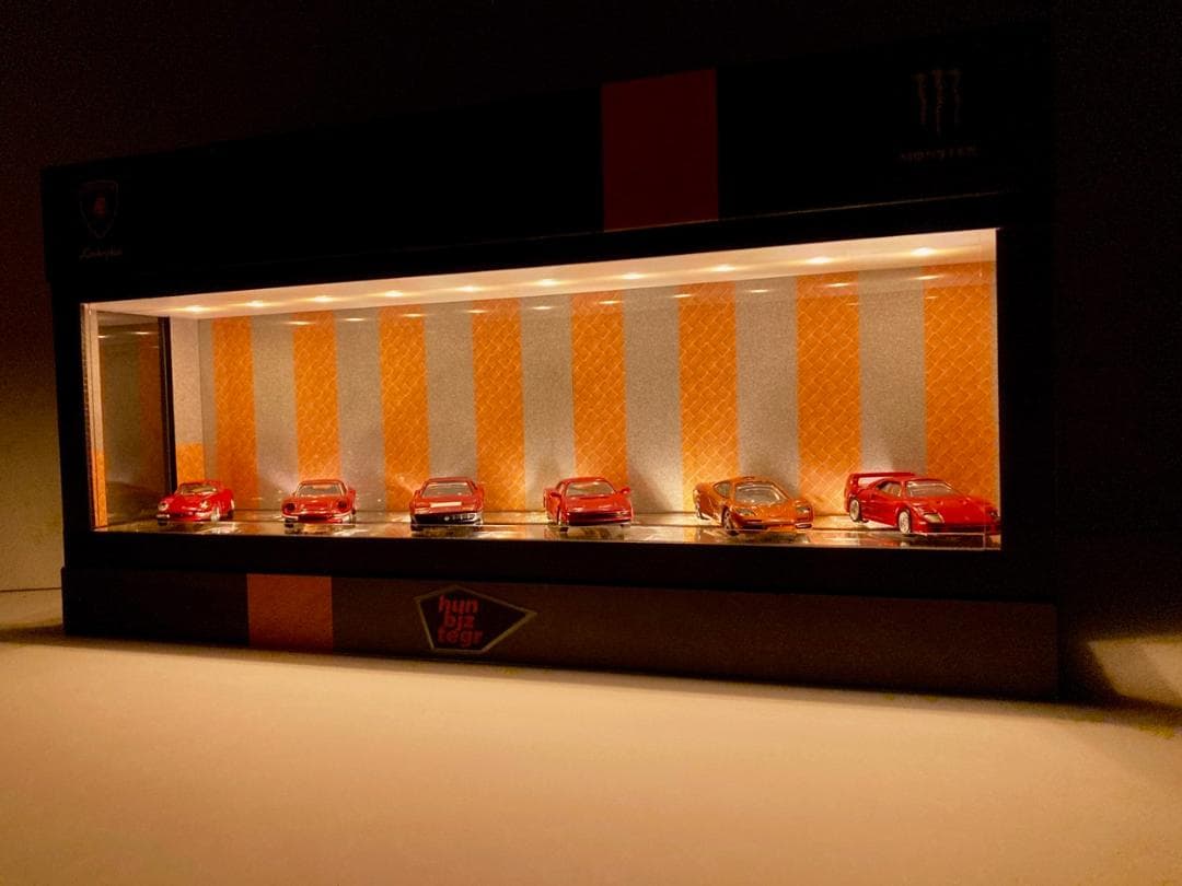 ストーン＆レジン・1/64~1/24・ディスプレーBOX/スタイリッシュジオラマ