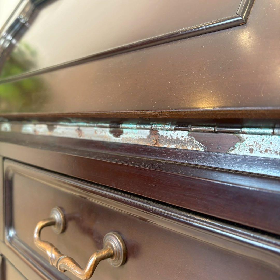 桜の家具 民芸家具 ライティングビューロー　書斎机