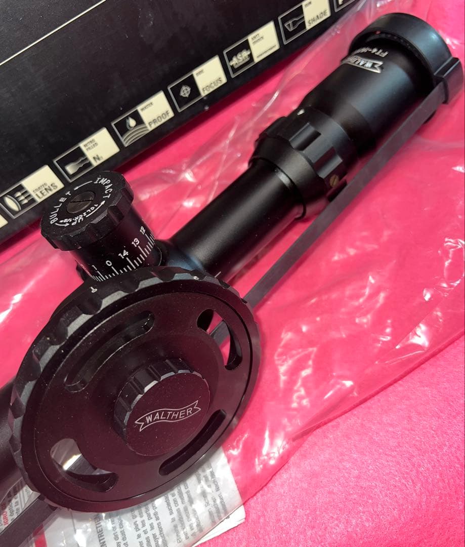 未使用 WALTHER FT4-18X56 ライフル スコープ 絶版 ワルサー
