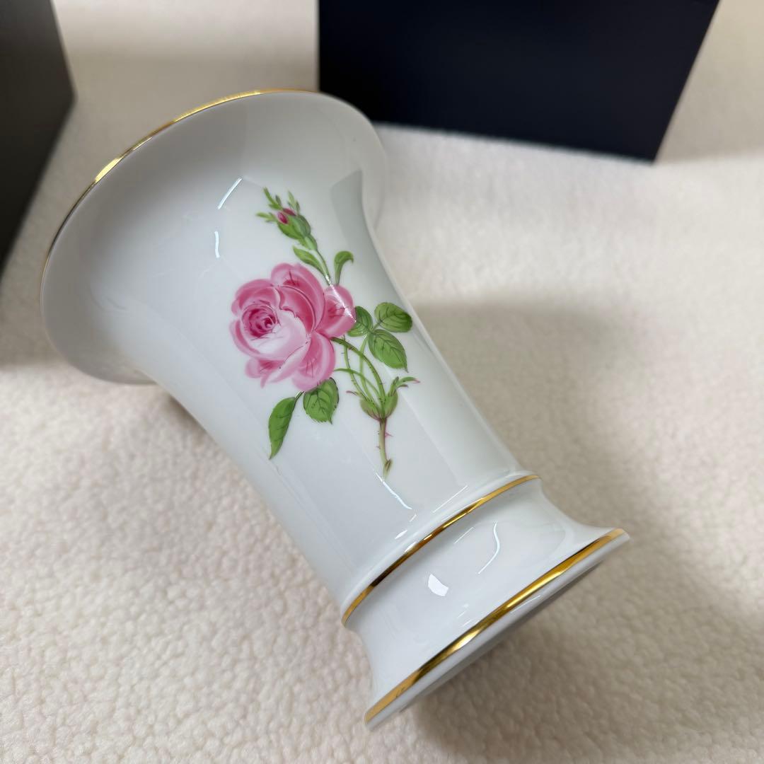 【マイセン】フラワーベース　Meisse 花瓶　フラワー　花柄