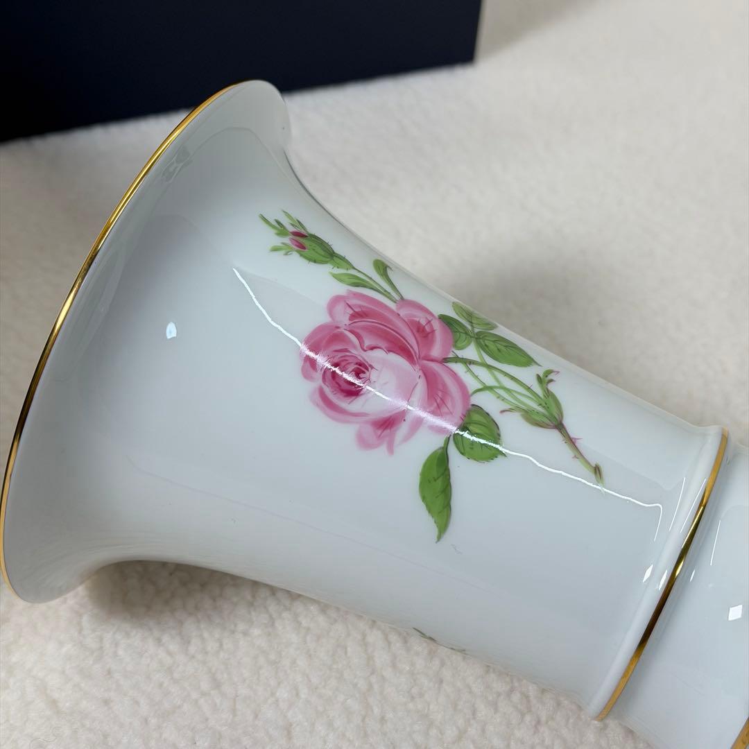 【マイセン】フラワーベース　Meisse 花瓶　フラワー　花柄