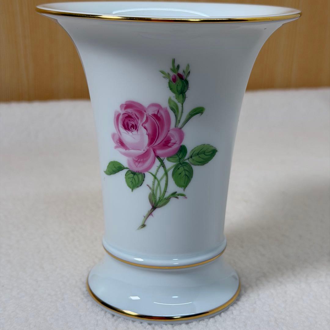 【マイセン】フラワーベース　Meisse 花瓶　フラワー　花柄