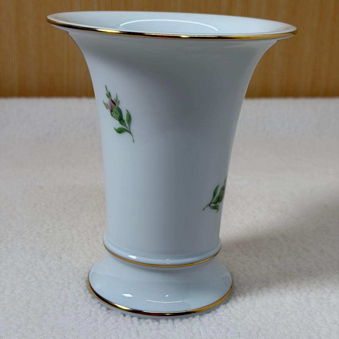 【マイセン】フラワーベース　Meisse 花瓶　フラワー　花柄