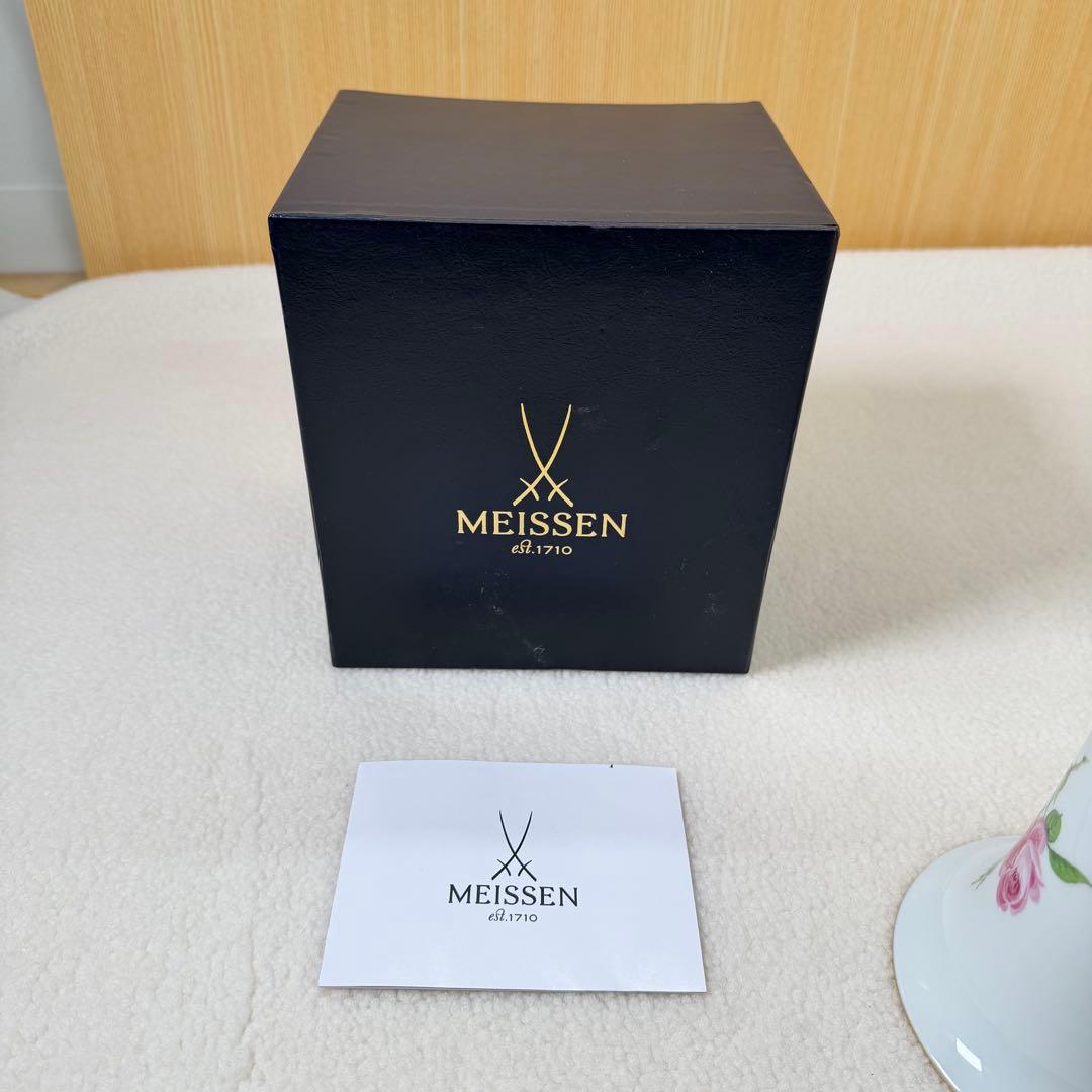 【マイセン】フラワーベース　Meisse 花瓶　フラワー　花柄