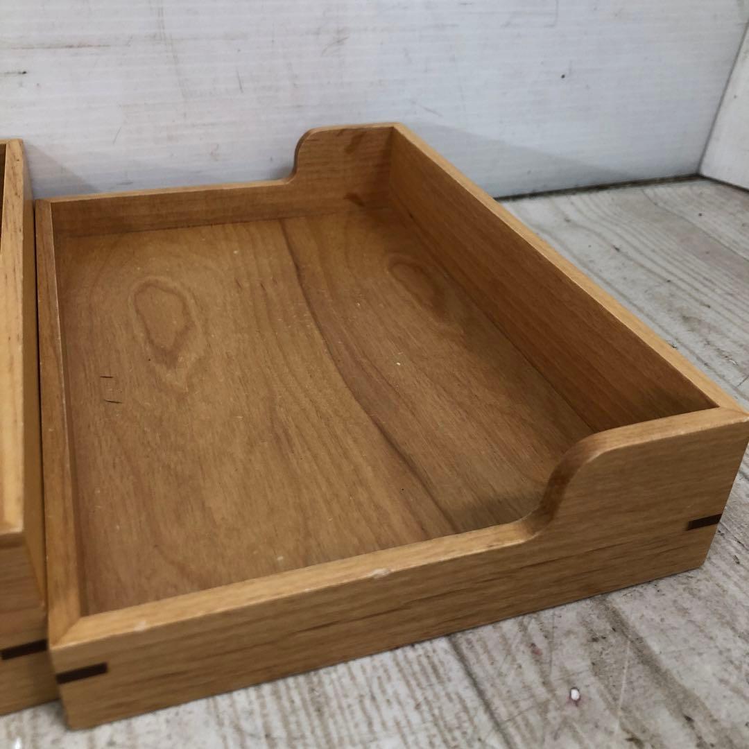 アルダー　アメニティボックス　木製トレイ 3個セット ホテル　旅館