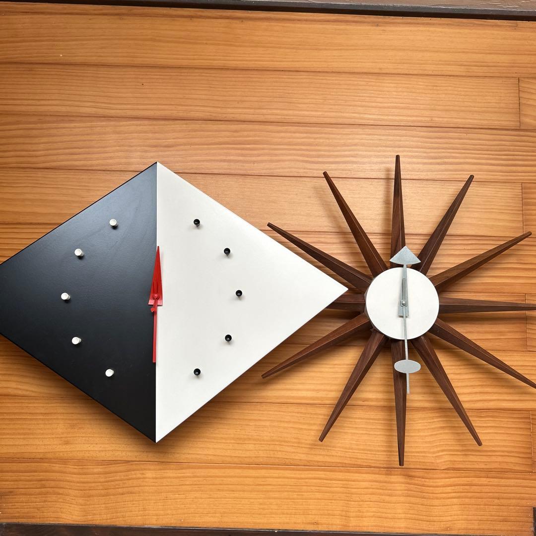 ジョージネルソン　時計　サンバースト　カイトクロック