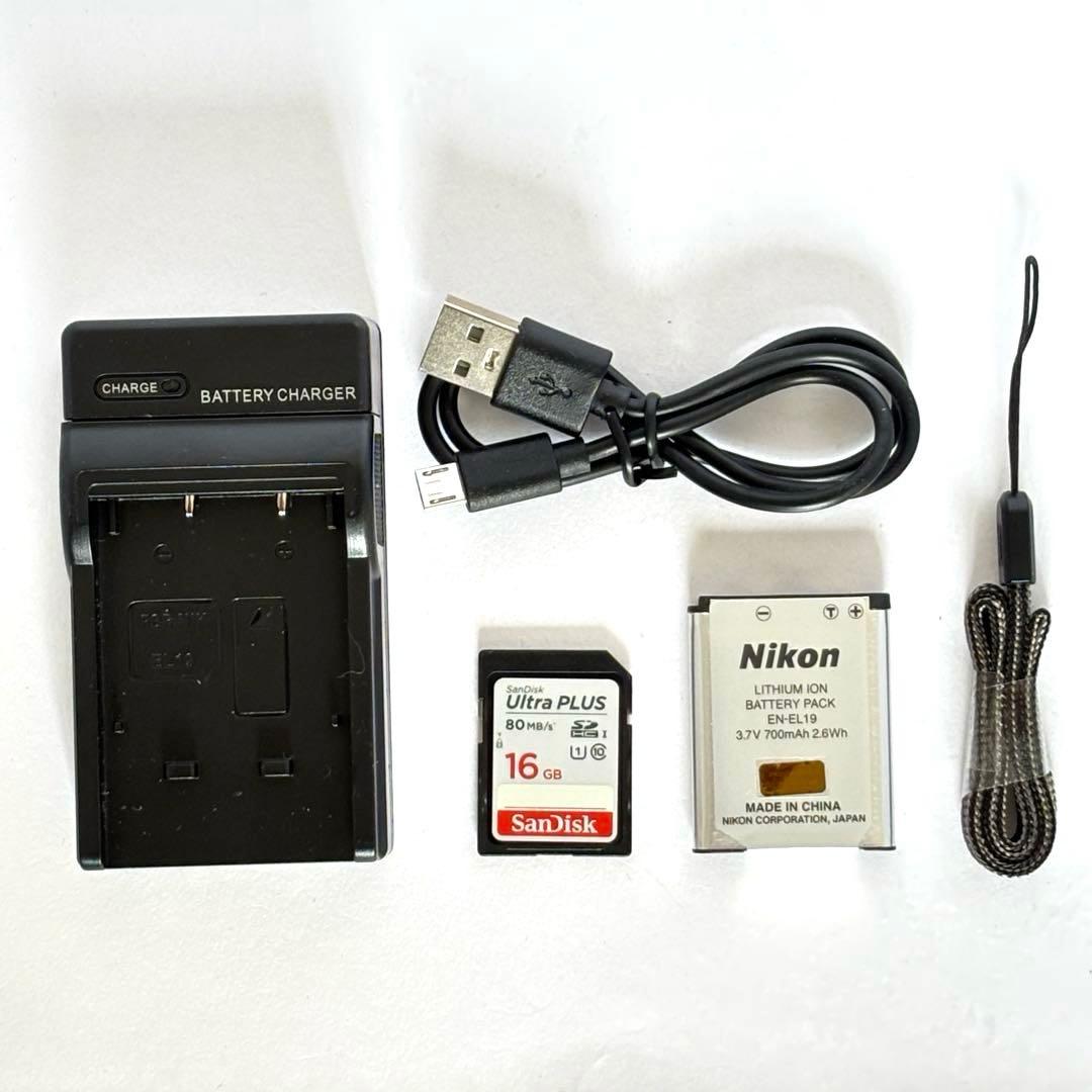 【美品】Nikon coolpix A300 ニコン　デジカメ　SDカード付