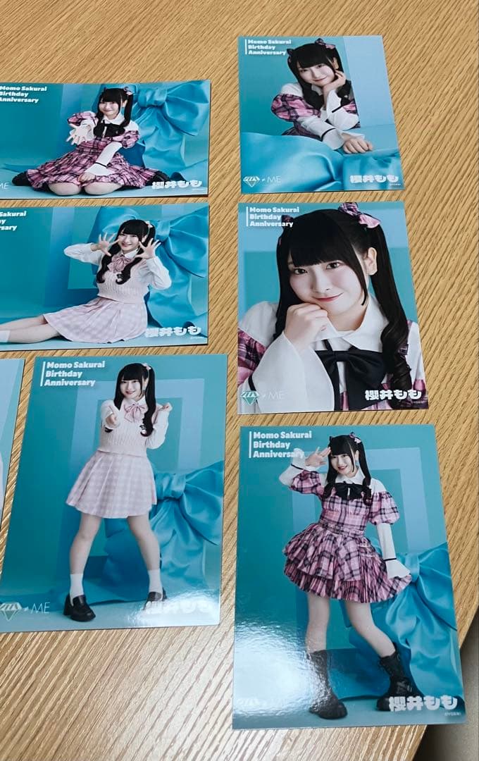 ≠MEノイミー櫻井ももグッズセット スマホチャーム アクリルスタンド 生写真