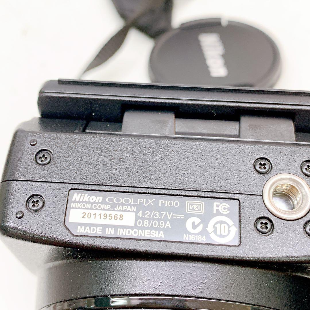 12ABM027【動作品】Nikon COOLPIX P100 本体、バッテリー