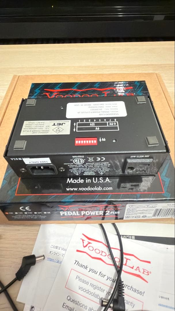 Voodoo Lab PEDAL POWER 2 Plus 付属多数
