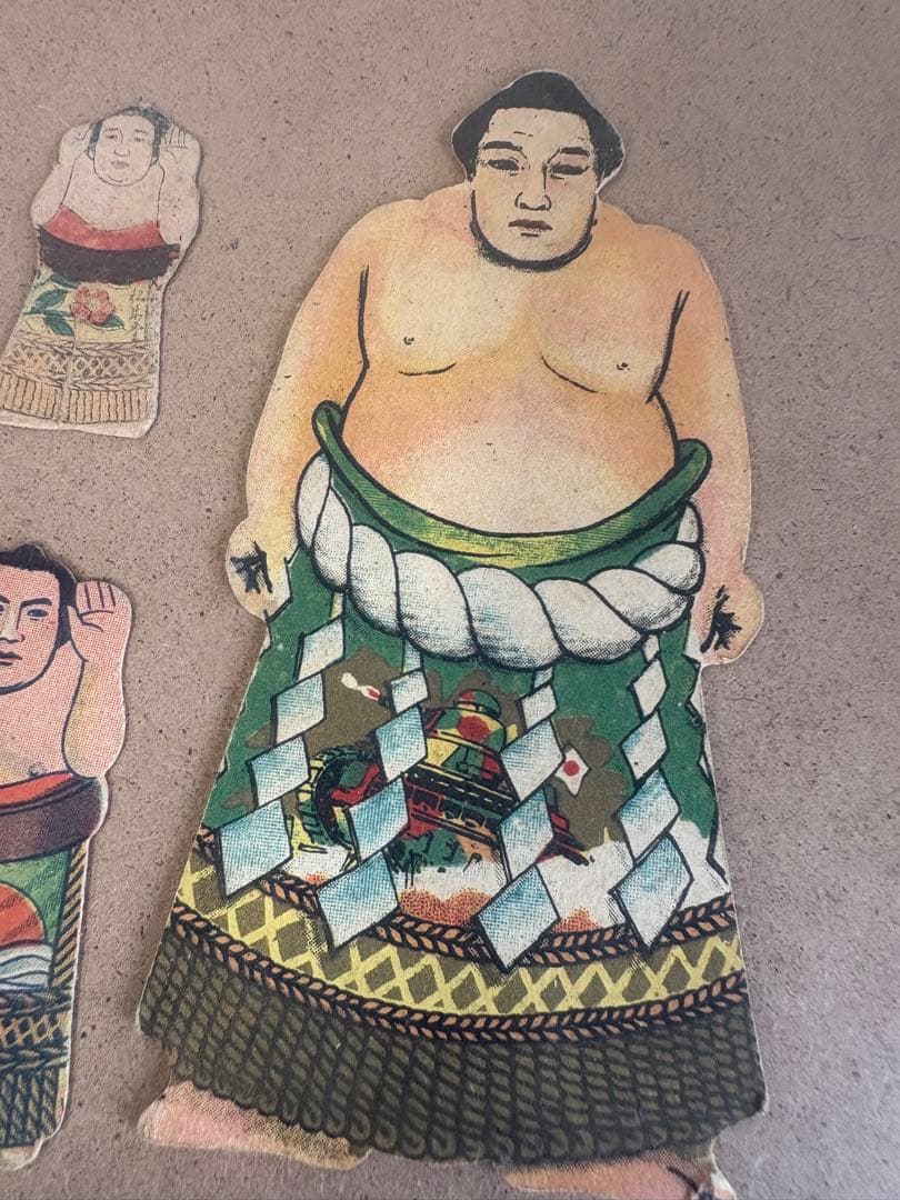 大相撲 レア 相撲人形 めんこ 5枚 セット